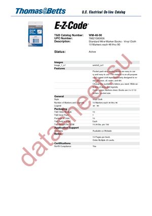 WM-46-90 datasheet  